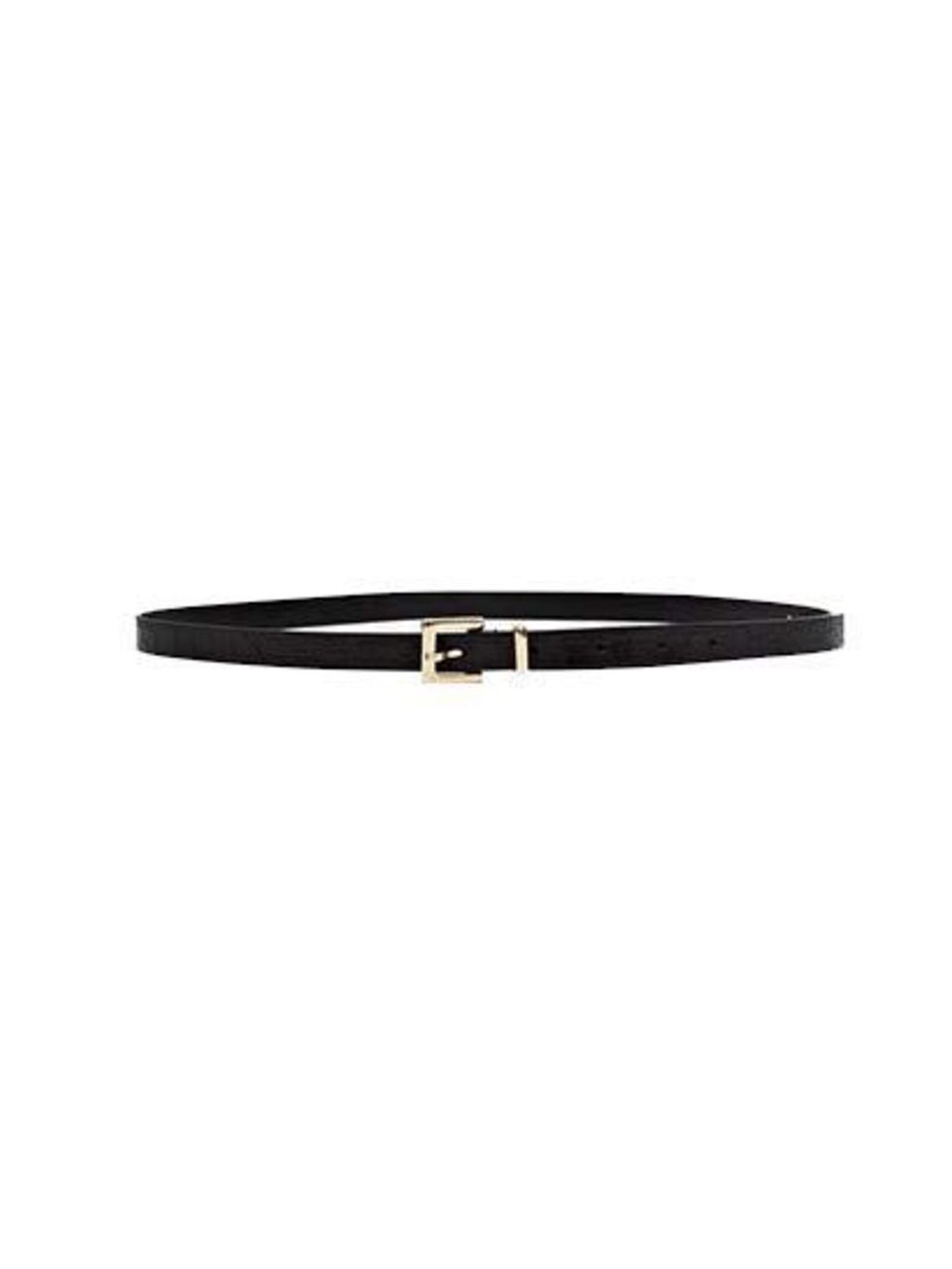 <p><a href="http://www.frenchconnection.com/product/Woman+New+In/SCCAC/Felix+Skinny+Leather+Belt.htm">French Connection</a> belt, £30</p>