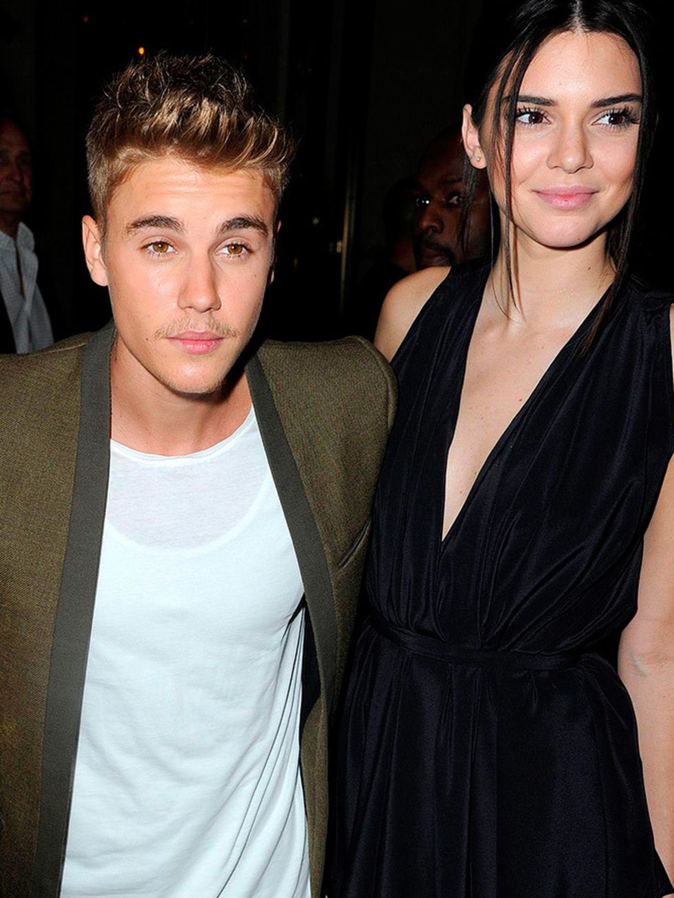 Justin Bieber and Kendall Jenner at CR Fashion Book Issue N.5 Launch Party by Carine Roitfeld And Stephen Gan, during s/s 2015 Paris Fashion Week.
