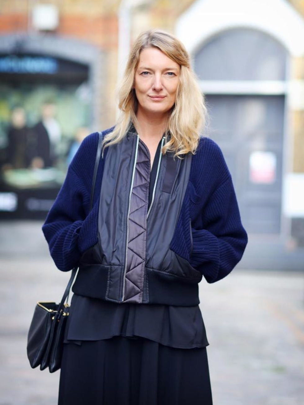 <p>Rebecca Lowthorpe, Assitant Editor</p>

<p>Sacai jacket, Theory shirt, Prada shirt, Celiné trainers and bag</p>
