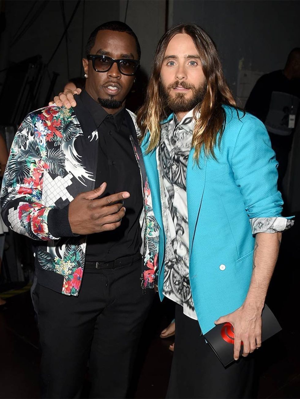 <p>P. Diddy and Jared Leto at the 2014 iHeartRadio Music Awards held at The Shrine Auditorium, LA.</p>
