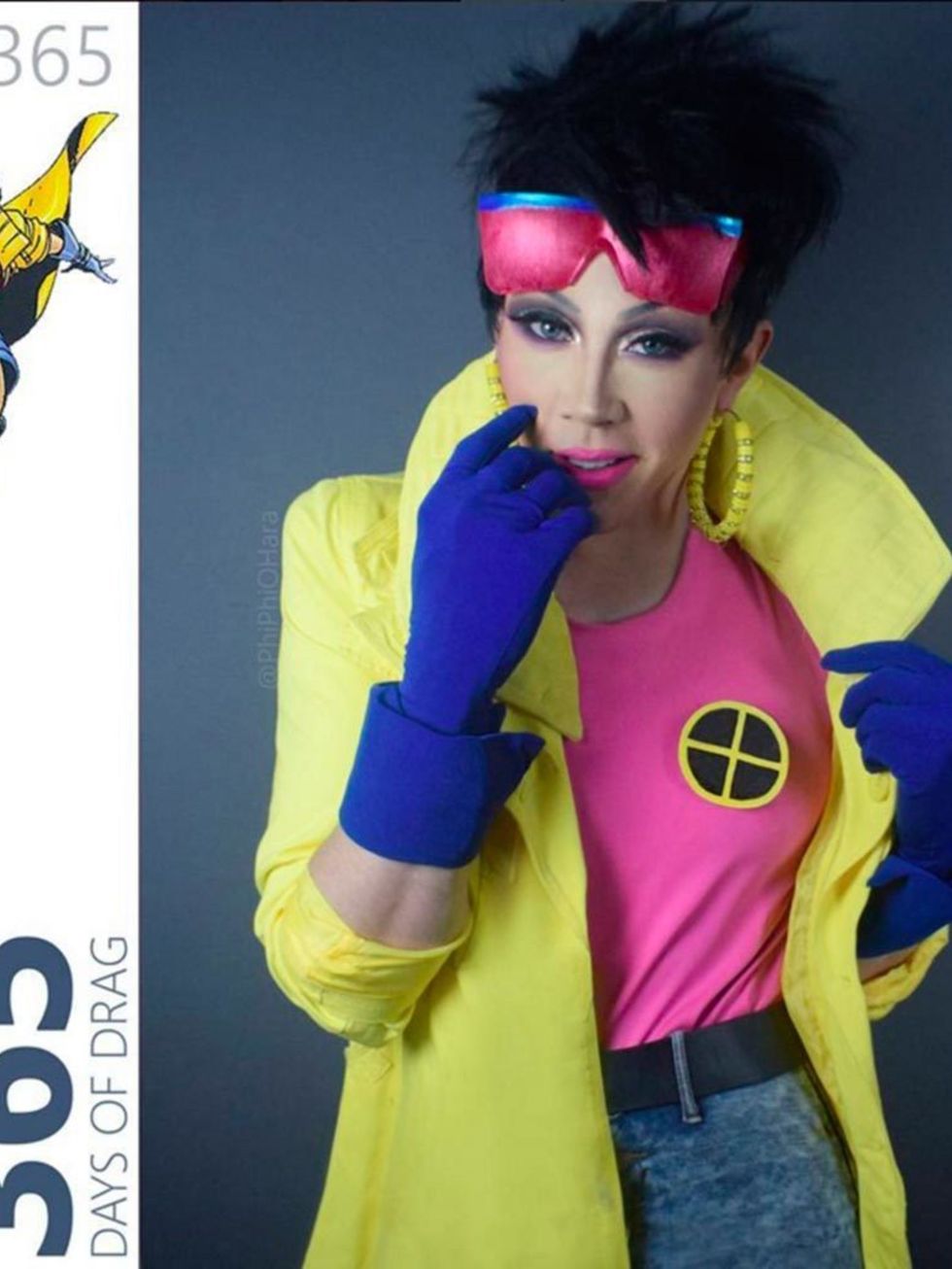 <p>Jubilee from the X-Men</p>