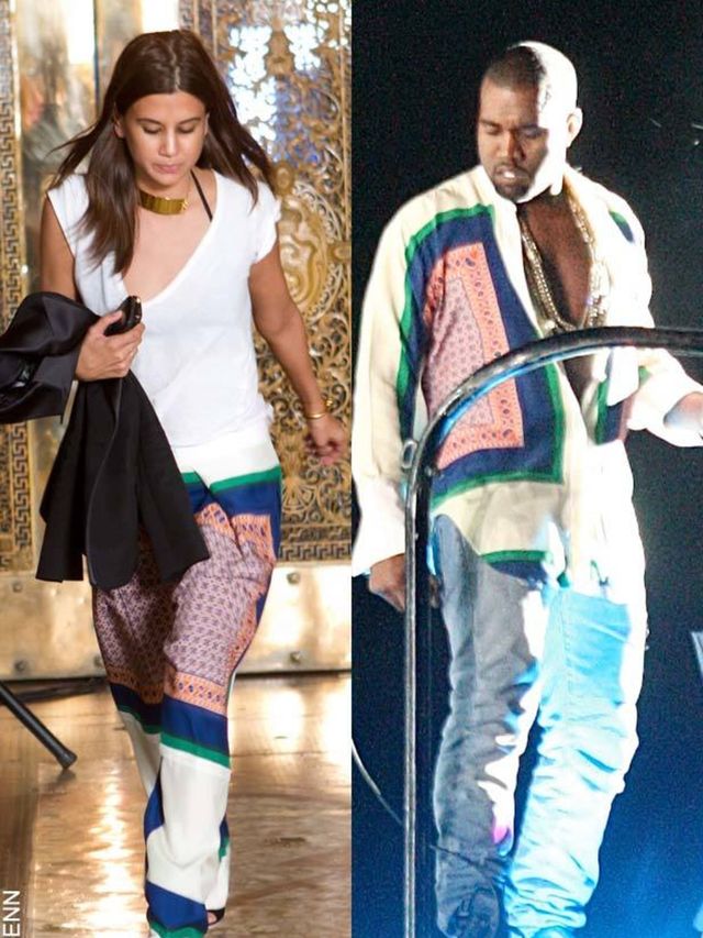 <p>Kanye West and Christine Centenera</p>