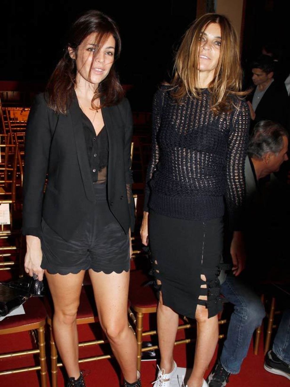 <p><a href="http://www.elleuk.com/starstyle/style-files/(section)/julia-restoin-roitfeld">Julia Restoin-Roitfeld</a> &amp; <a href="http://www.elleuk.com/content/search?SearchText=Carine+Roitfeld&amp;SearchButton=Search">Carine Roitfeld</a> attend the <a 