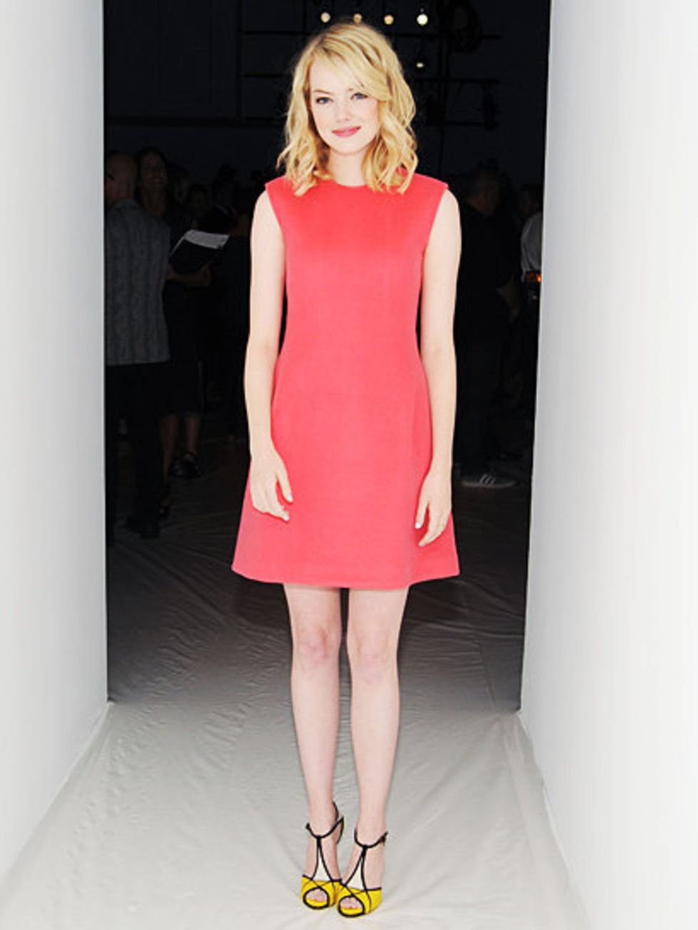 <p><a href="http://www.elleuk.com/star-style/celebrity-style-files/emma-stone">Emma Stone</a> at the <a href="http://www.elleuk.com/catwalk/designer-a-z/calvin-klein-collection/spring-summer-2013">Calvin Klein Collection</a> show in New York</p>