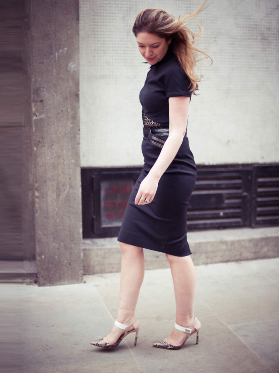 <p>Natasha Pearlman, Deputy Editor:</p><p>Victoria Beckham dress, Preen for Aldo Rise shoes</p>