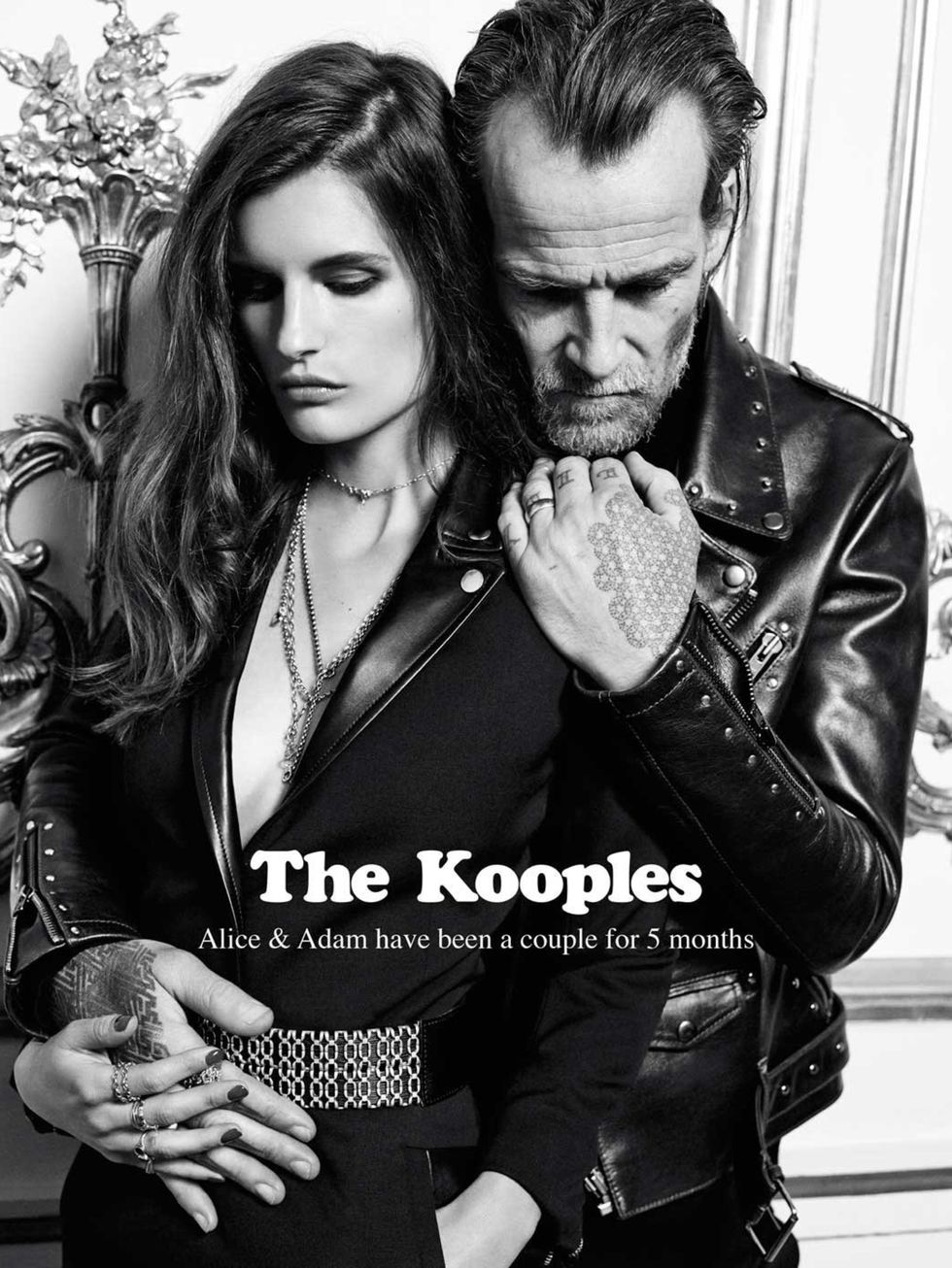 <p>Alice Gomme and Adam Holden for The Kooples, a/w 2013</p>