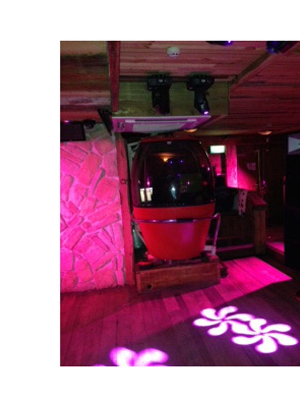 <p>At the end of a long but exciting day we headed to the Sophia Webster after-party at Bodo's Schloss. The ski lodge-style bar complete with ski lift DJ booth was snug and cosy - just what we needed after enduring the days freezing temperatures</p>