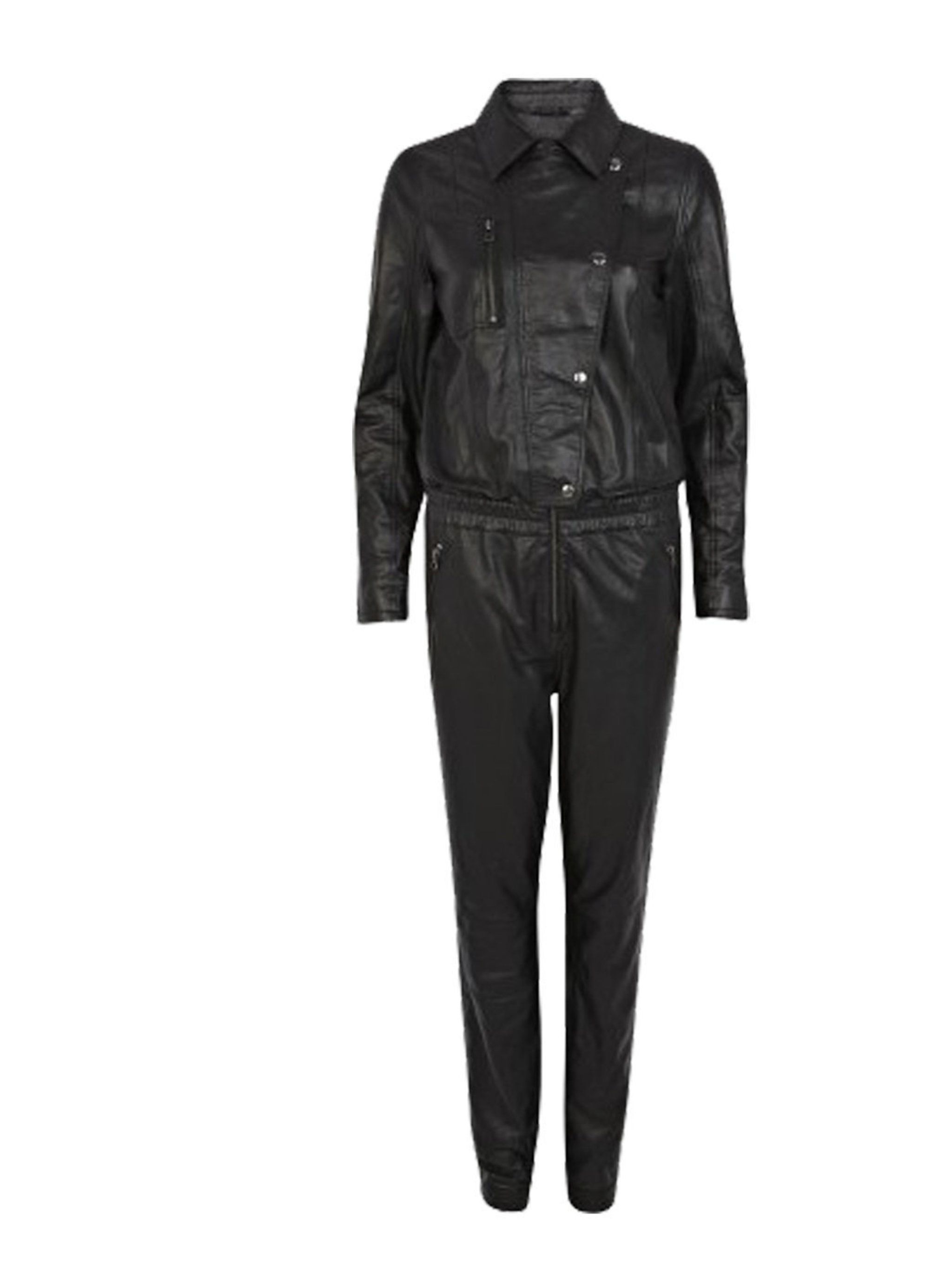 river island leather jumpsuit