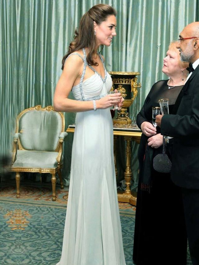 <p>Duchess of Cambridge wearing Amanda Wakeley</p>