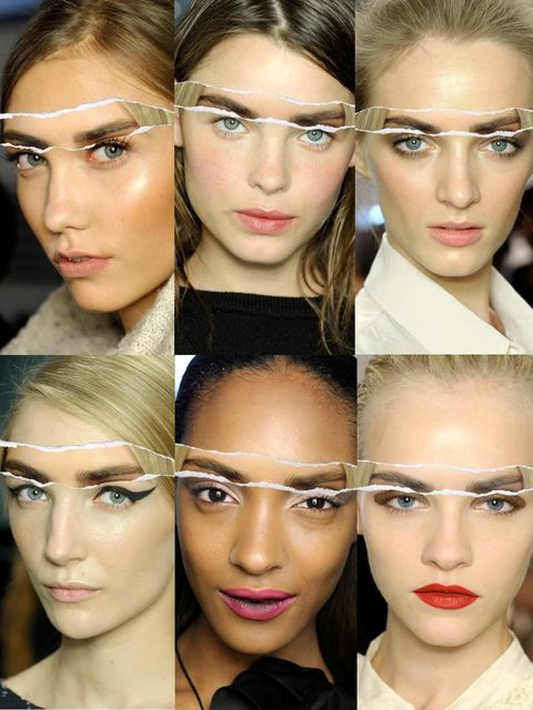 Six ways to wear the Burberry brow