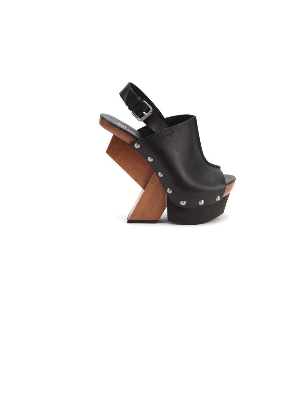 <p>United Nude 'Abstract Clog Hi' heels, £225, for stockists call 0207 240 7160</p>