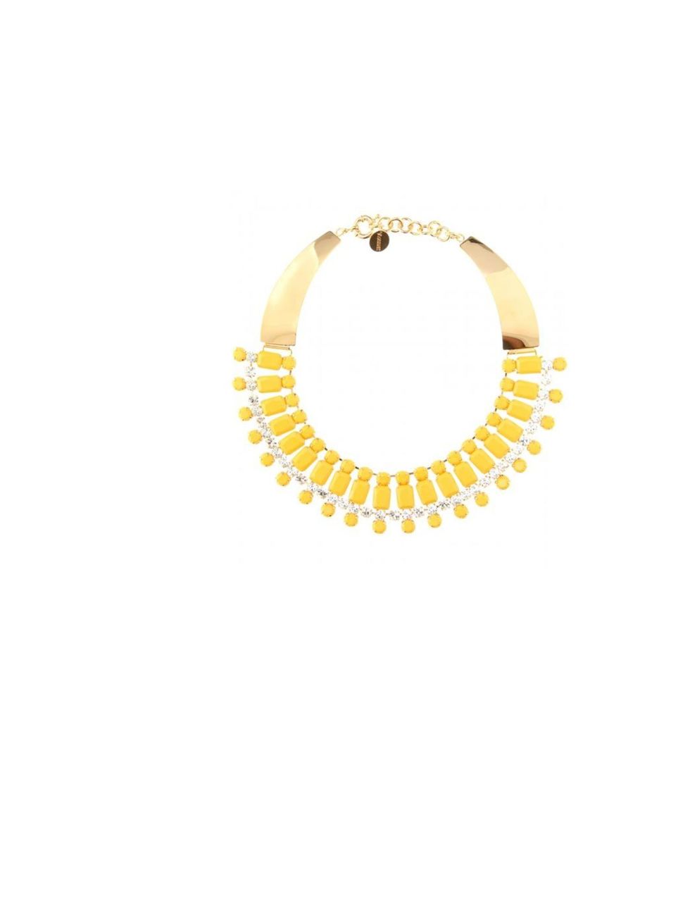 <p>Vionnet tiered necklace with Swarovski crystals, £477, at <a href="http://www.mytheresa.com/uk_en/tiered-necklace-with-swarovski-crystals-142545.html">mytheresa.com</a></p>