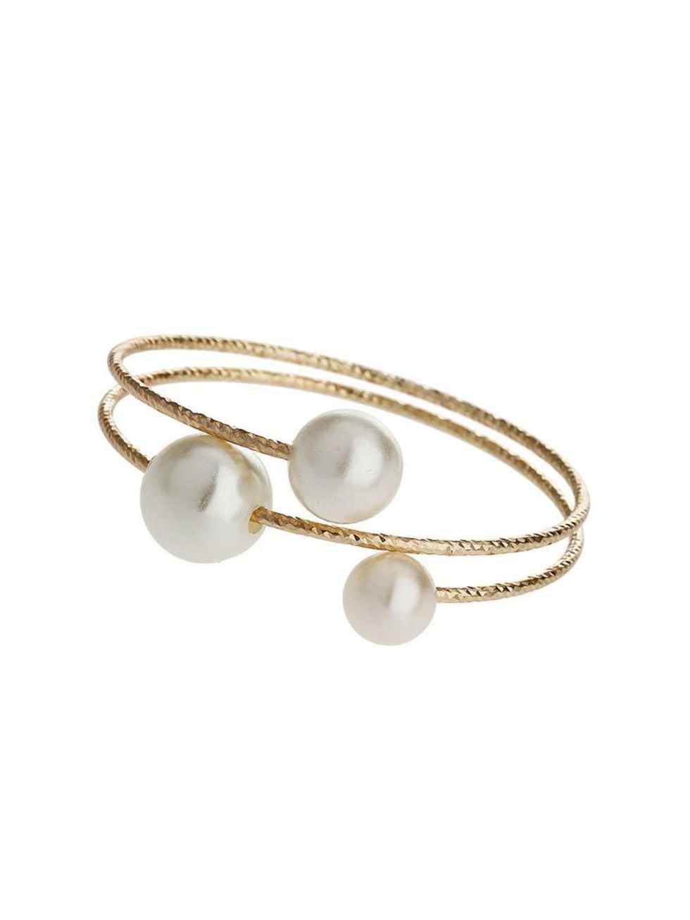 <p>Pair with a boxy navy jumper.</p>

<p><a href="http://www.topshop.com/en/tsuk/product/bags-accessories-1702216/jewellery-469/triple-cream-stone-bangle-3246892?bi=401&ps=200" target="_blank">Freedom at Topshop</a> bangle, £7.50</p>