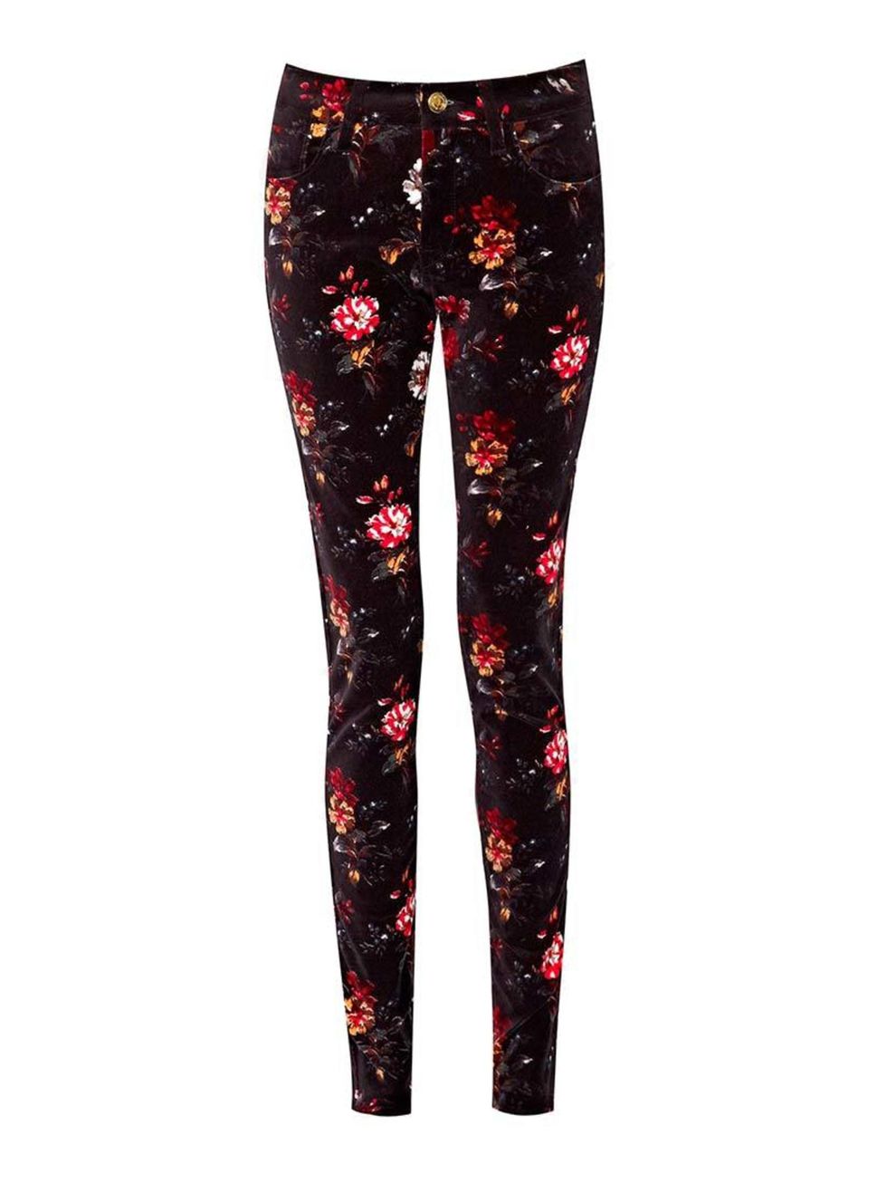 <p><a href="http://www.frenchconnection.com/product/74CPR/Gardini+Floral+Denim+Jeans.htm?search_keywords=floral" target="_blank">French Connection</a> jeans, £80.</p>