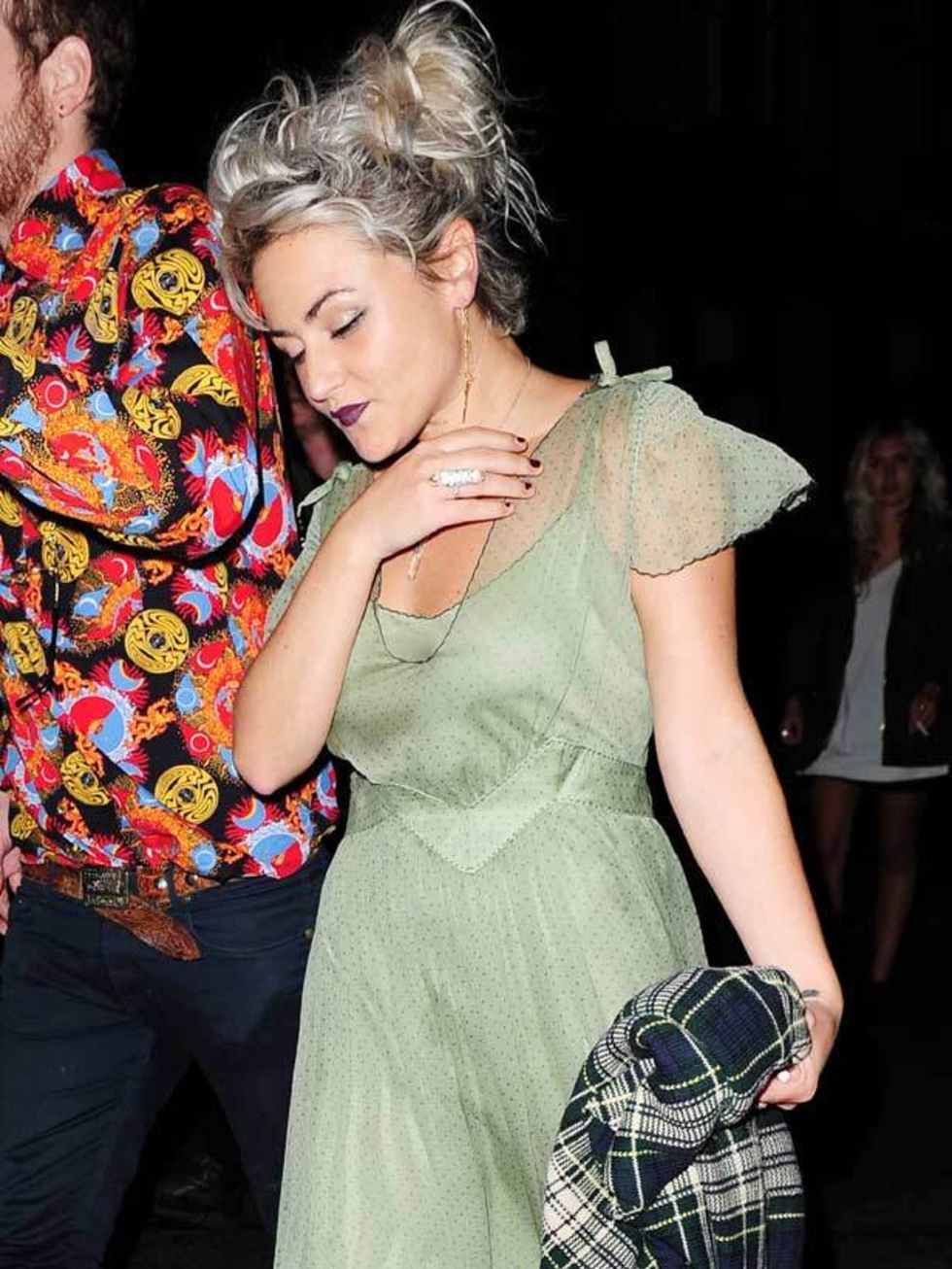 <p><a href="http://www.elleuk.com/starstyle/style-files/(section)/Jaime-Winstone">Jaime Winstone</a> leaves Asprey House in a vintage number after celebrating Stella McCartney's 40th Birthday, 13 September 2011</p>