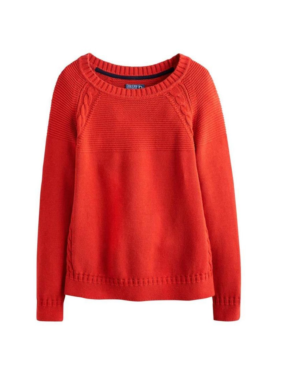 Tomato red and blue denim are a colour-match made in heaven for Picture Assistant Lucy Johnston.

Joules jumper, £69.95