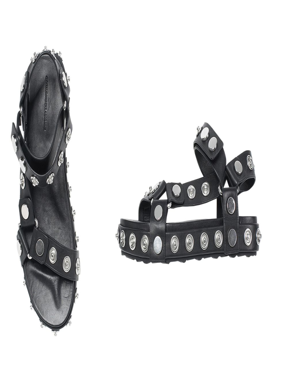 Studded leather sandals, £610, Alexander Wang