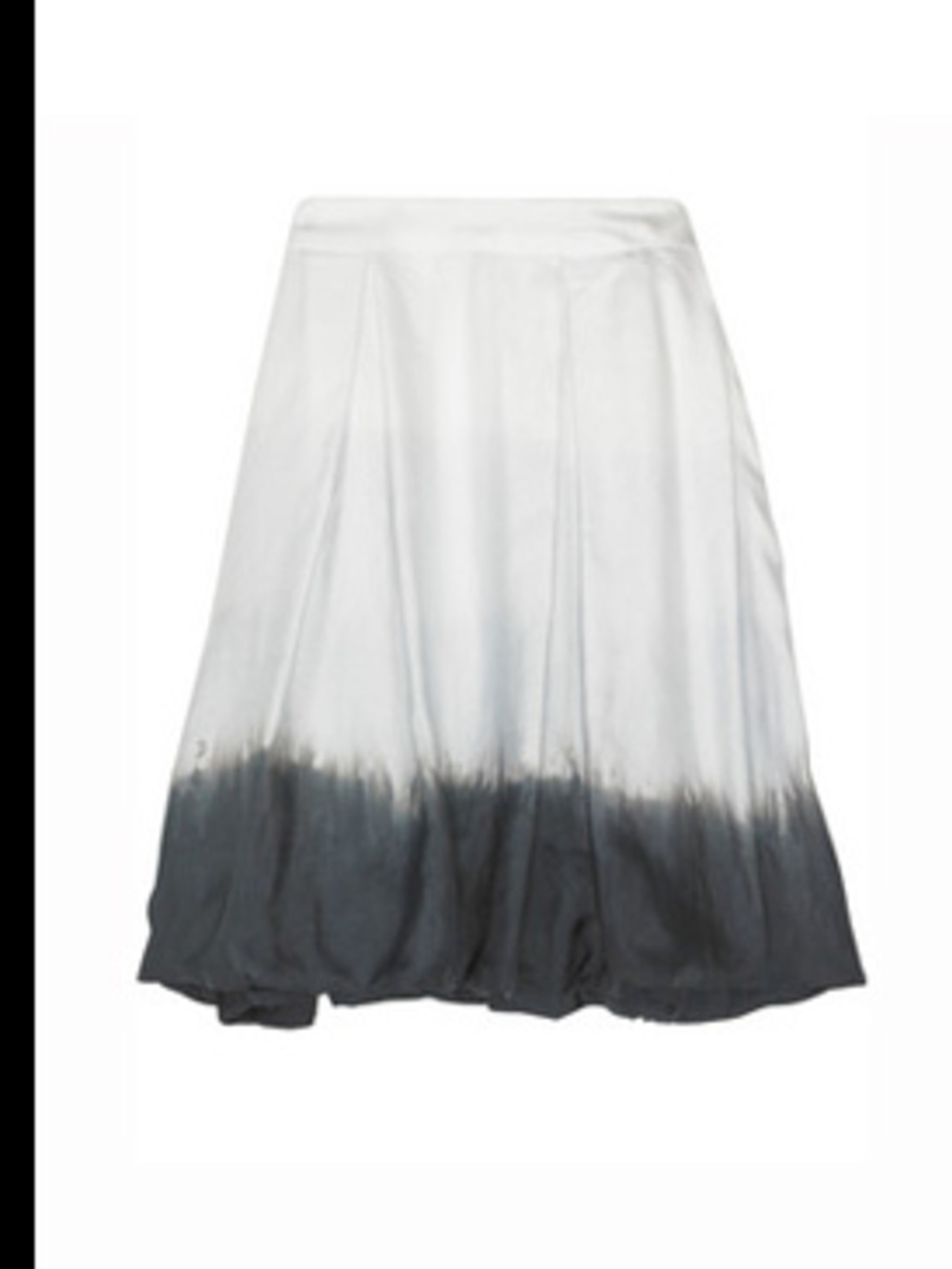 Take a peek up constricted grey petticoat