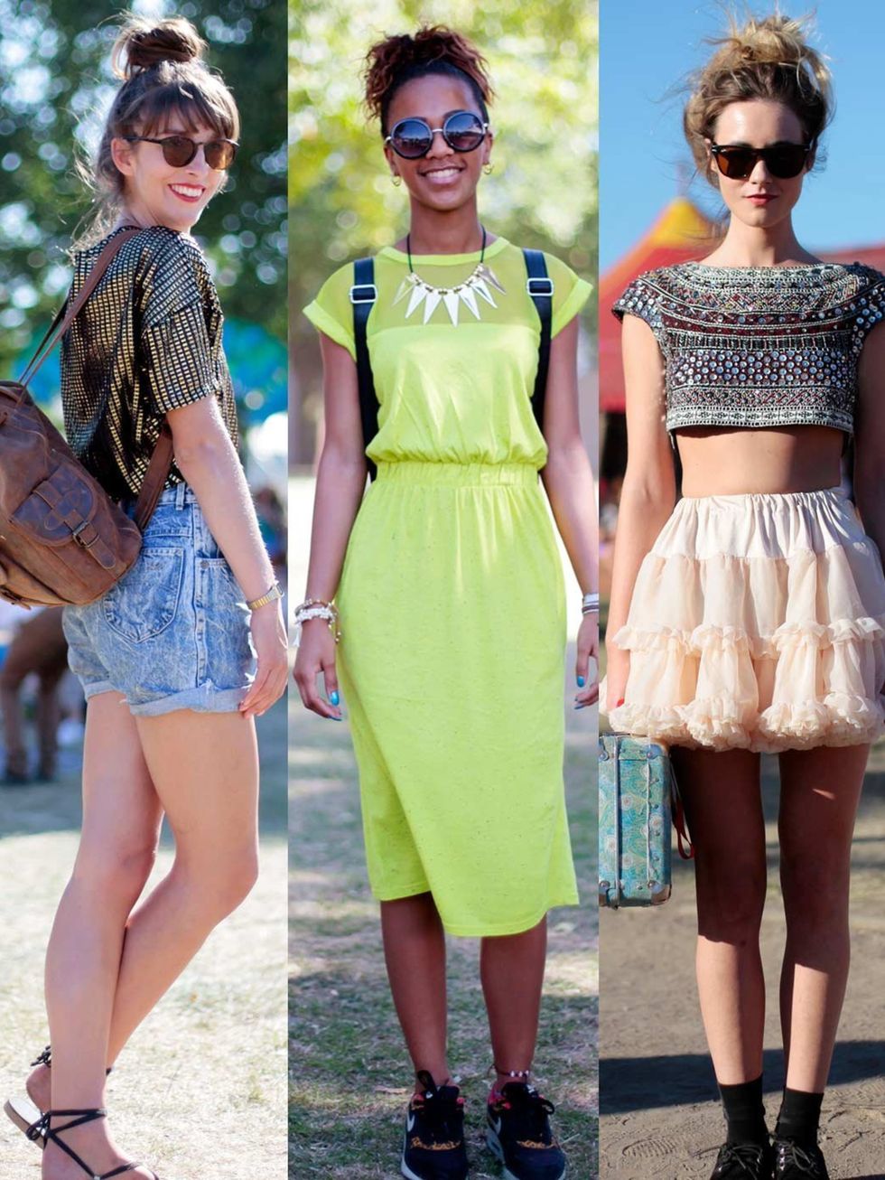 <p>Trust those East Londoners to make festival dressing in a heatwave look easy. <a href="http://www.elleuk.com/beauty/beauty-notes-daily/when-smashbox-met-lovebox">Lovebox</a> was awash with the capitals most stylish keeping their cool in colour and pr