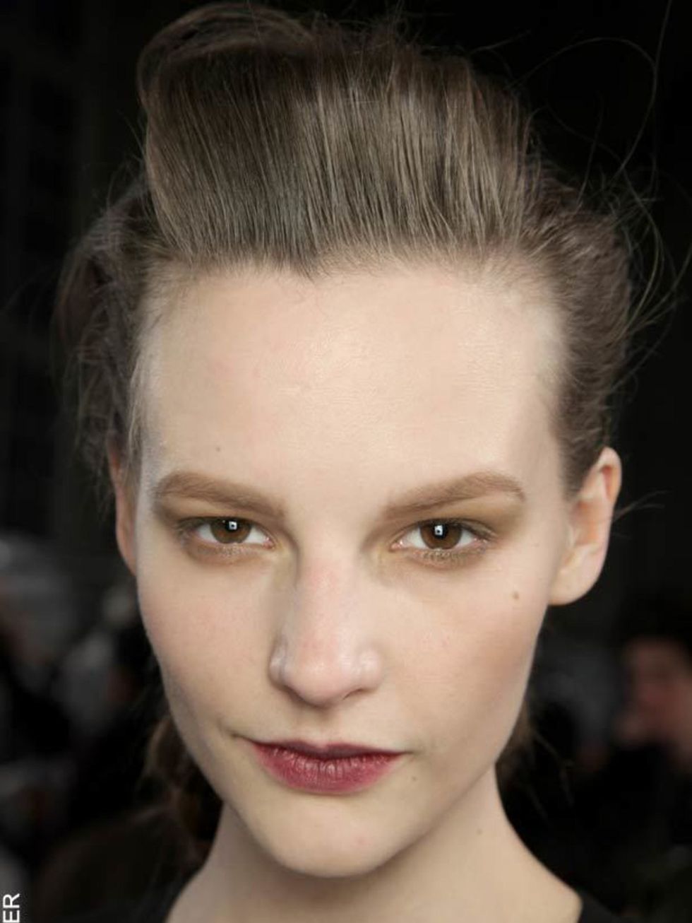 <p>Muted metals seen at Kenzo, autumn/winter 2011.</p>