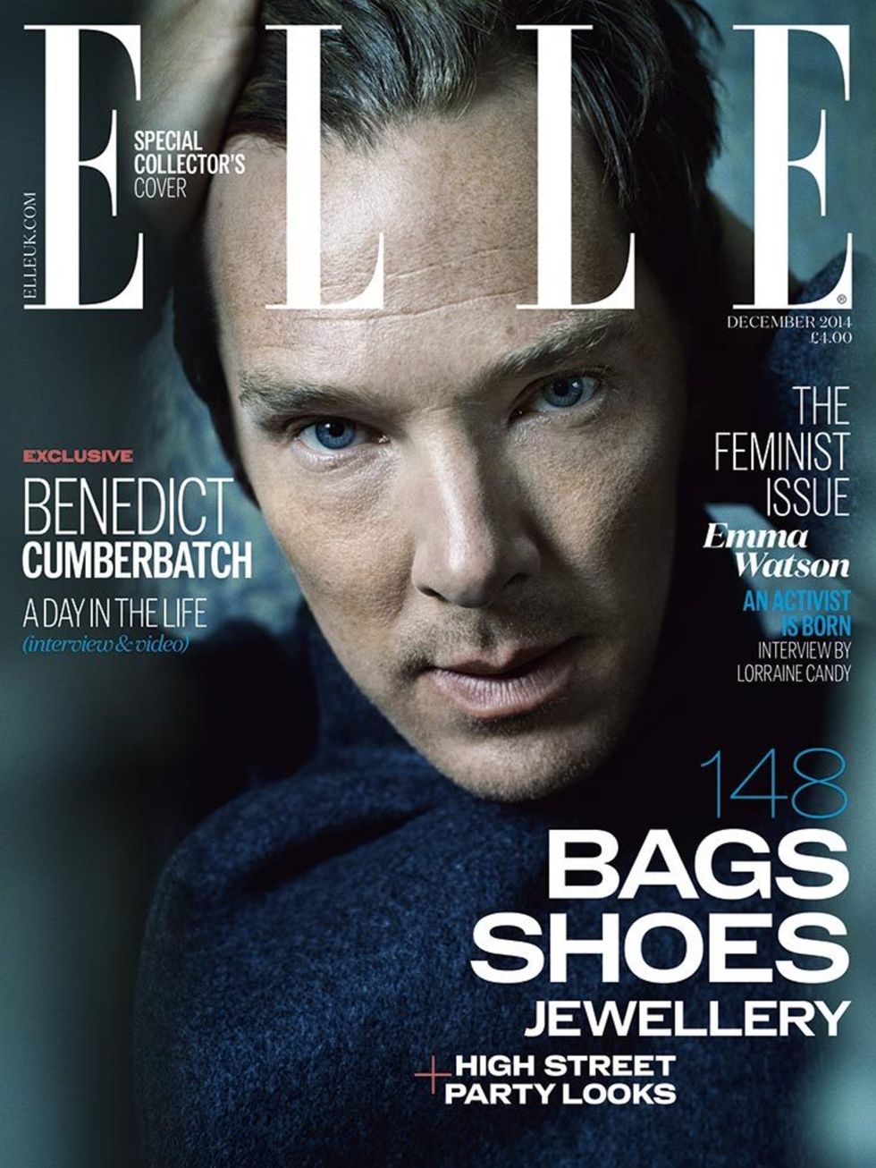 <p><a href="http://www.elleuk.com/tags/benedict-cumberbatch">Benedict Cumberbatch</a>, special cover, December 2014.</p>

<p><em><a href="http://www.elleuk.com/subscribe" style="color: rgb(7, 130, 193);">Subscribe to ELLE today and never miss an issue</a>
