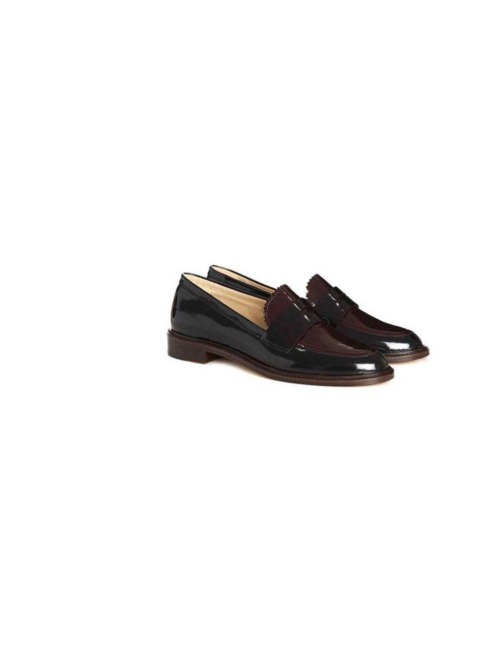 <p>The s/s 2014 catwalks were awash with flat shoes - and it's a trend we can't wait to wear! Get on board early with these glossy two-tone loafers.</p><p><a href="http://www.hobbs.co.uk/product/display?productID=0213-N1A4-006H025&productvarid=0213-N1A4-0