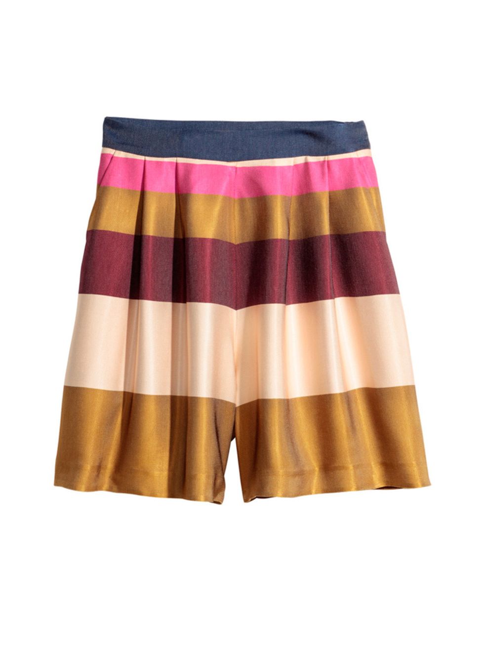 <p> Executive Fashion & Beauty Director Kirsty Dale is prepped for the heatwave on Saturday with these colour pop shorts. </p>

<p> </p>

<p><a href="http://www.hm.com/gb/product/20736?article=20736-A" target="_blank">H&M</a> Shorts, £39.99</p>