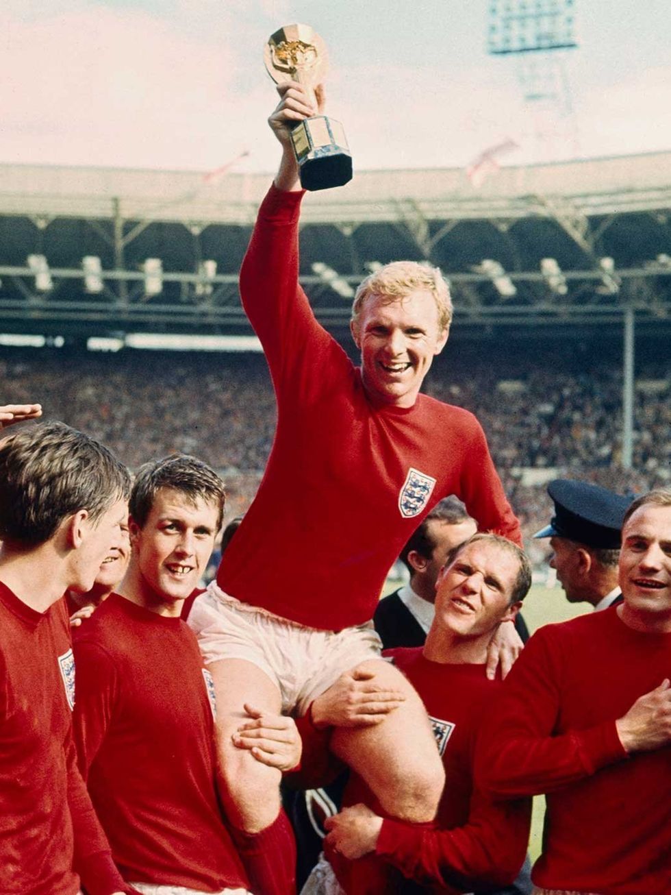 <p>The iconic image from waaaaaaay back in 1966, when England last won the World Cup</p>