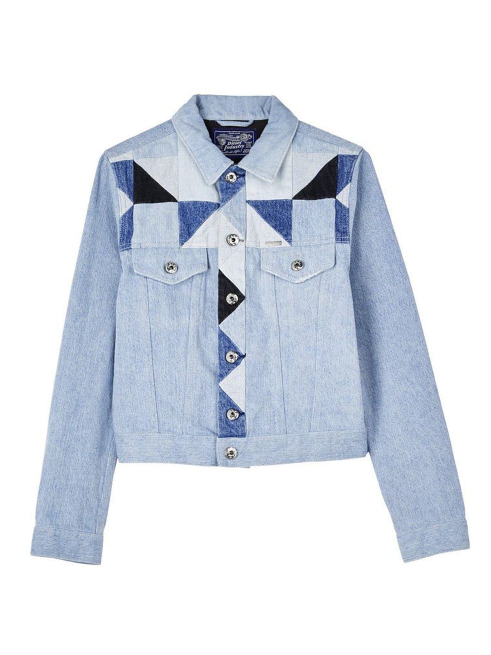 <p>Diesel Jacket, £270 at v<a href="http://www.veryexclusive.co.uk/diesel-roica-patchwork-denim-jacket-blue/1600054602.prd?_requestid=34145" target="_blank">eryexclusive.co.uk</a></p>

<p>Wear now: throw this over your leather jacket: double the jacket, d