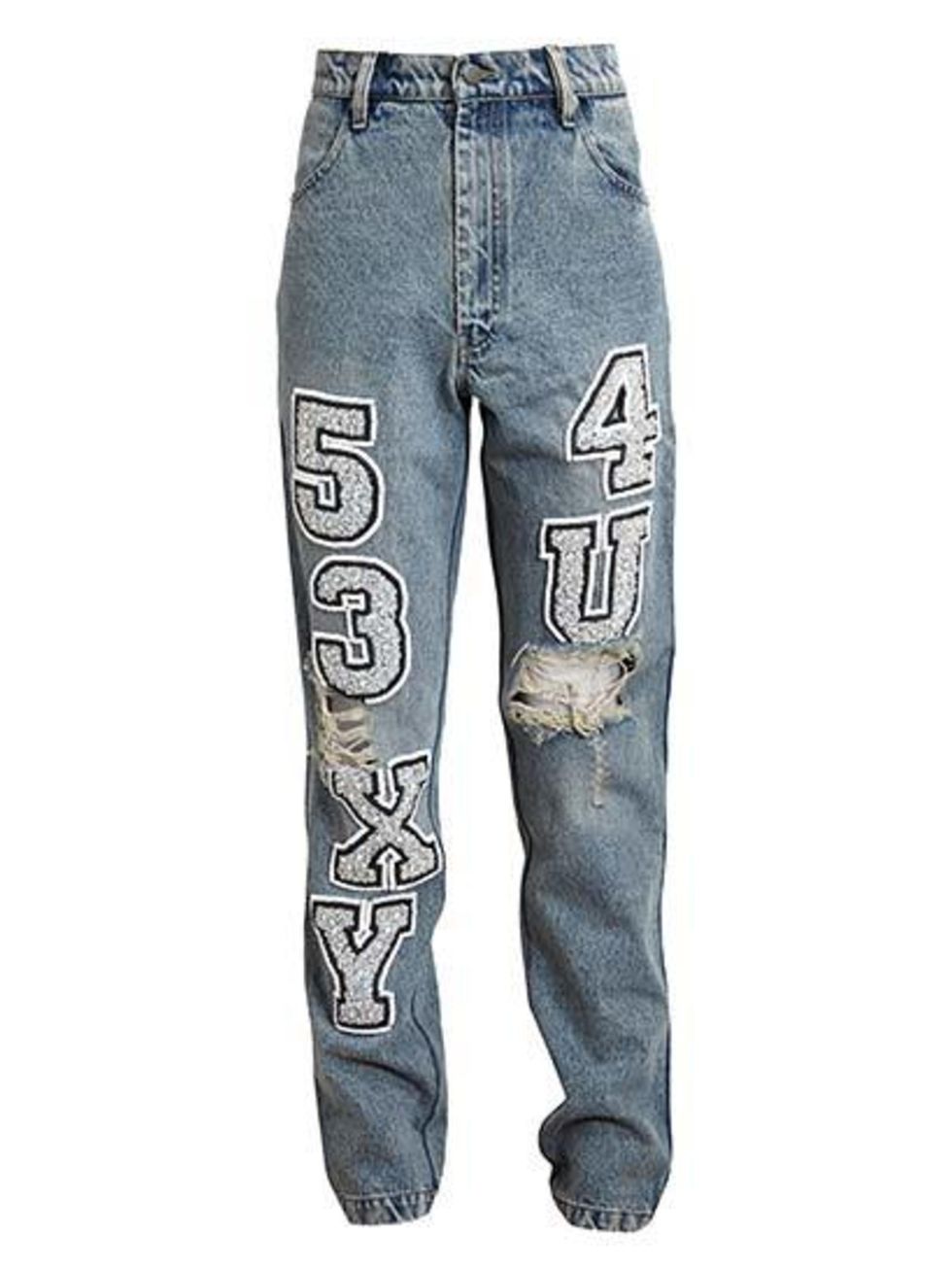 Ashish jeans, £760 at Browns.