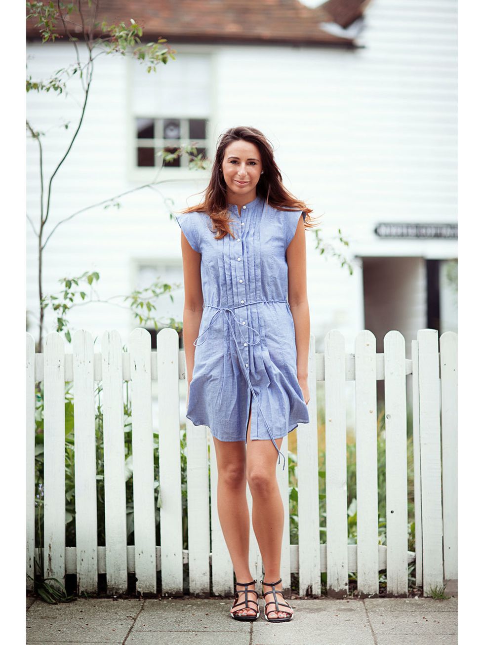 Caroline Robinson wears Gap dress and &Other Stories sandals.