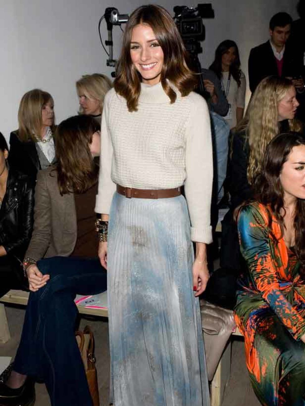 <p> <a href="http://www.elleuk.com/starstyle/style-files/%28section%29/olivia-palermo">Olivia Palermo</a> at the <a href="http://www.elleuk.com/catwalk/collections/jonathan-saunders/autumn-winter-2011/collection">Jonathan Saunders AW11</a> show, 19 Februa