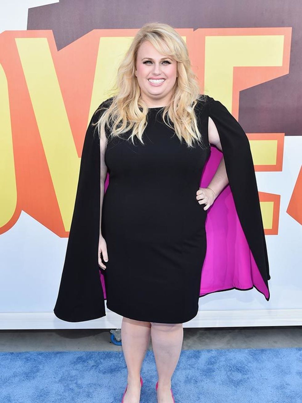 Rebel Wilson attends the MTV Movie Awards in Los Angeles, April 2015.
