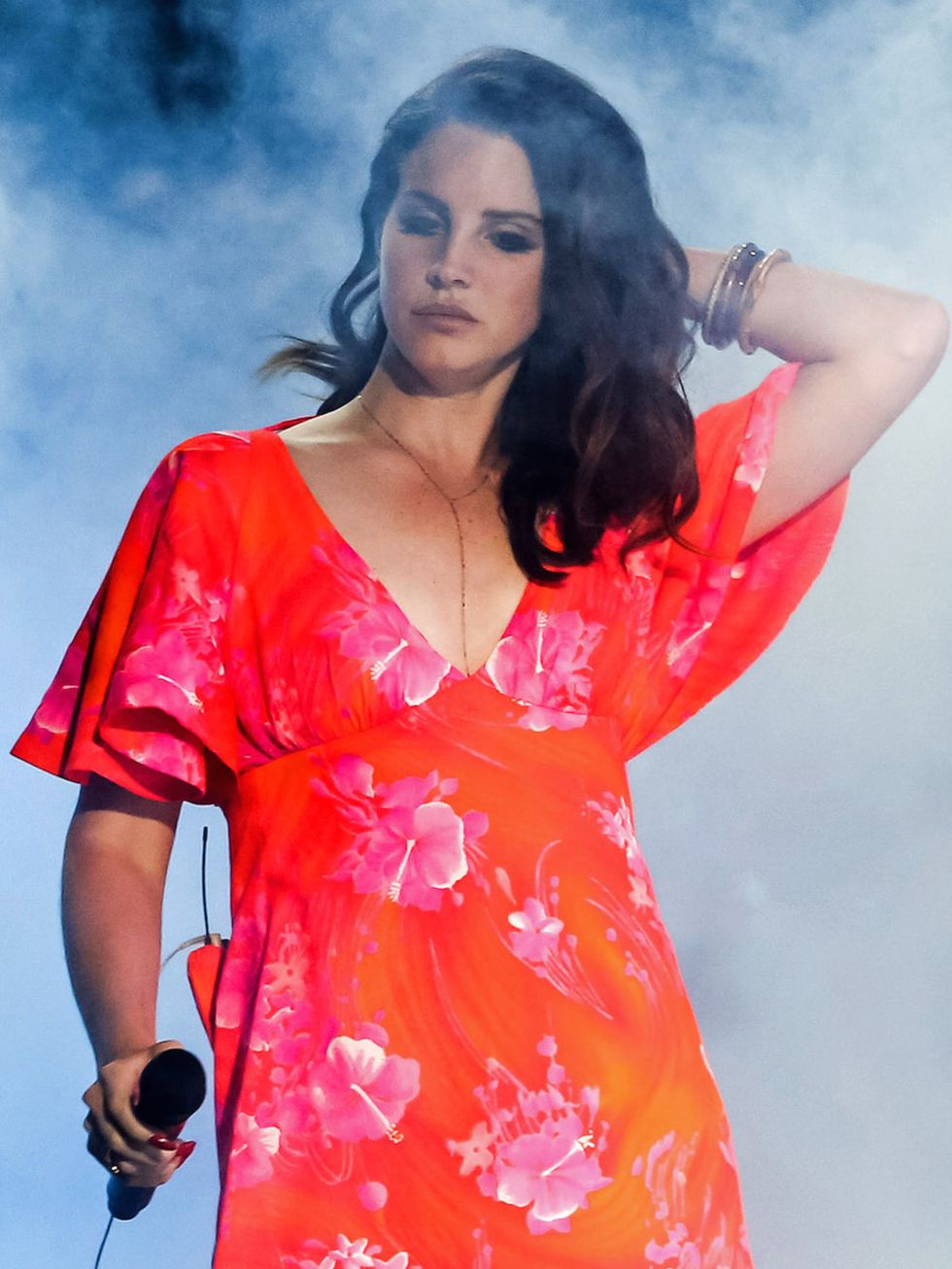 Lana performing at Coachella in 2014