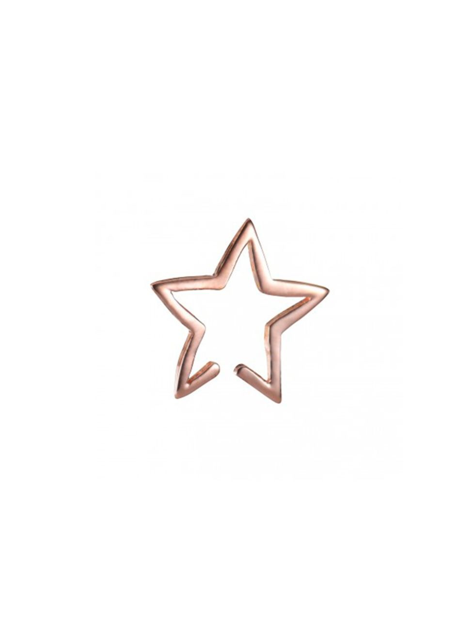 <p><a href="http://www.layanalondon.com/star-cuff-rose-gold" target="_blank">Layana</a> earrings, £39</p>