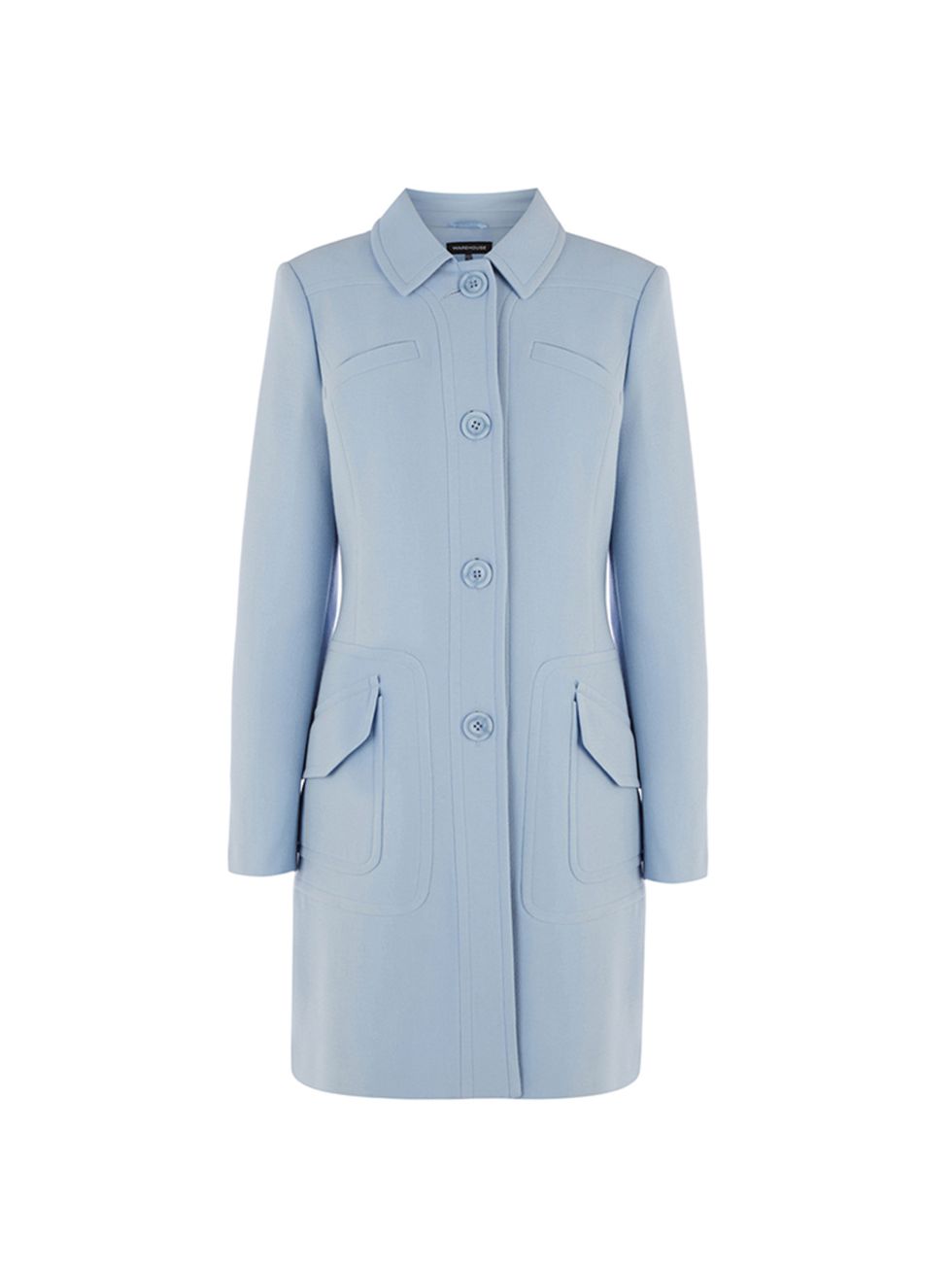 <p><a href="http://www.warehouse.co.uk/princess-coat/new/warehouse/fcp-product/02255431" target="_blank">Warehouse</a> pastel coat, £95</p>
