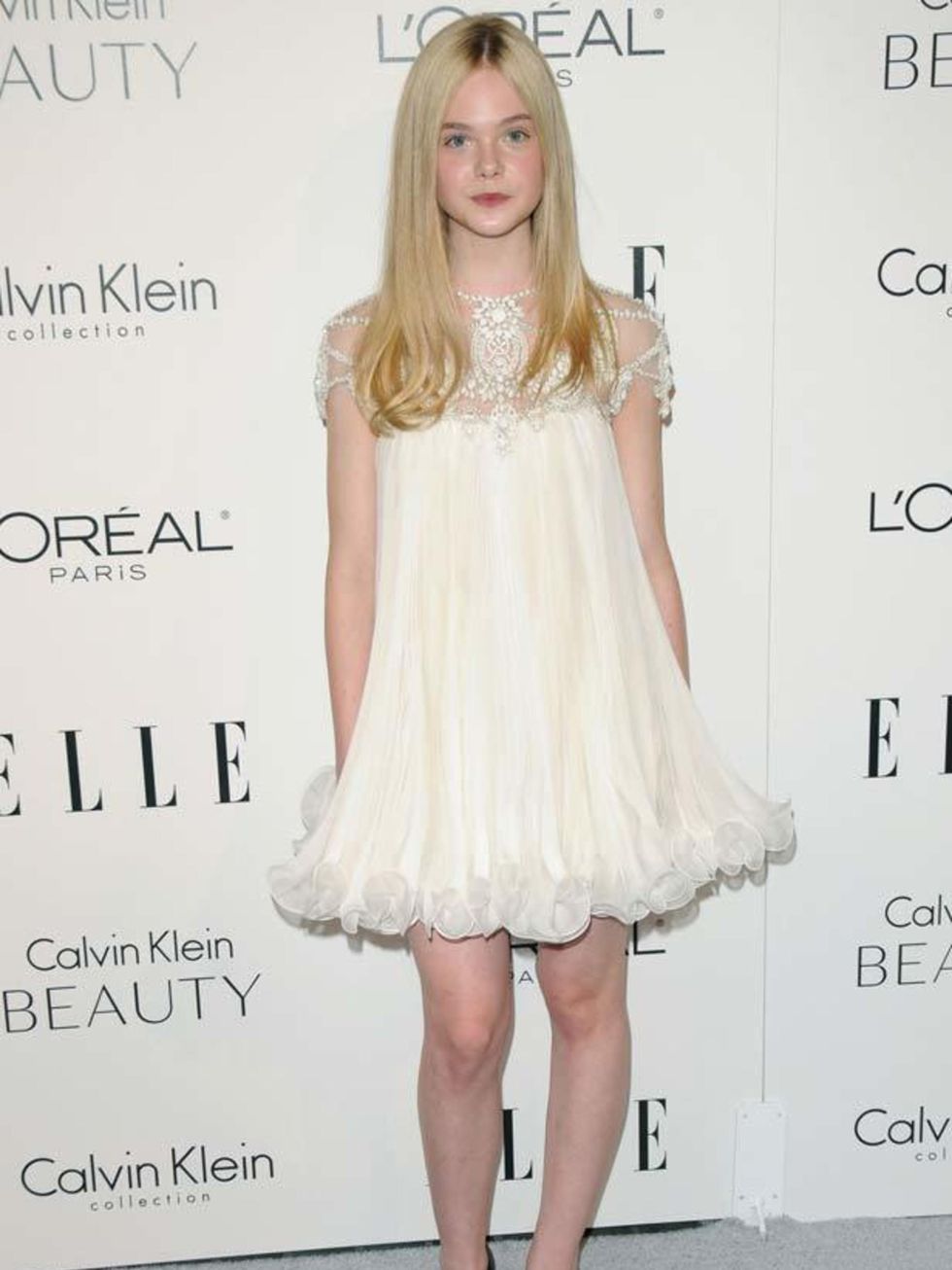 <p>Elle Fanning in <a href="http://www.elleuk.com/catwalk/collections/marchesa/spring-summer-2011/collection">Marchesa SS11</a> at the 17th Annual Women in Hollywood Tribute in Los Angeles 18 October 2010</p>