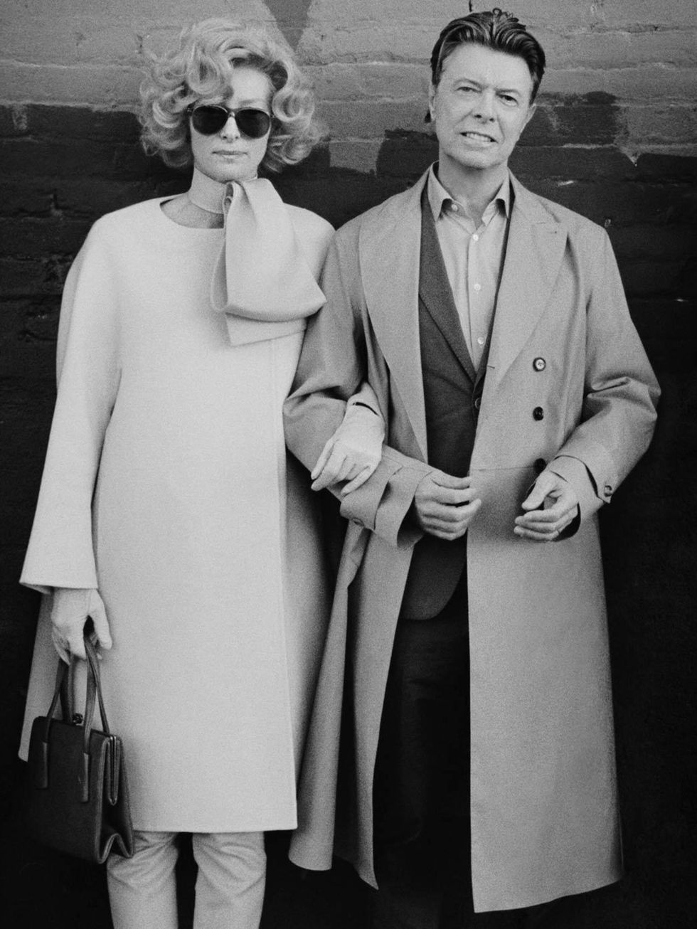 <p>David Bowie and Tilda Swinton</p>