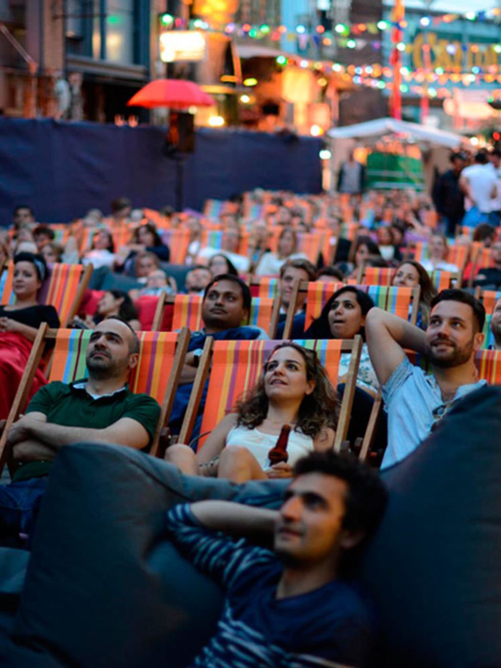<p>FILM: Backyard Cinema Film Festival</p>

<p>Step away from the multiplex, people. Because why sit inside in the dark when you can watch classic films such as Whiplash, Grease and Clueless under the stars, amid the colourful surrounds of Camden Market? 