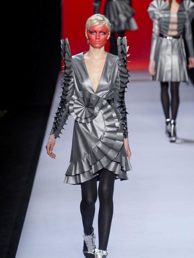 <p>Yes, the Dutch duo had marshalled an army, and they were crusading for fashion. </p><p>The collection had its roots in medieval history, all knights of the realm and armour, and the duo had pleated and sculpted fabric into stiff ridges along the sleeve