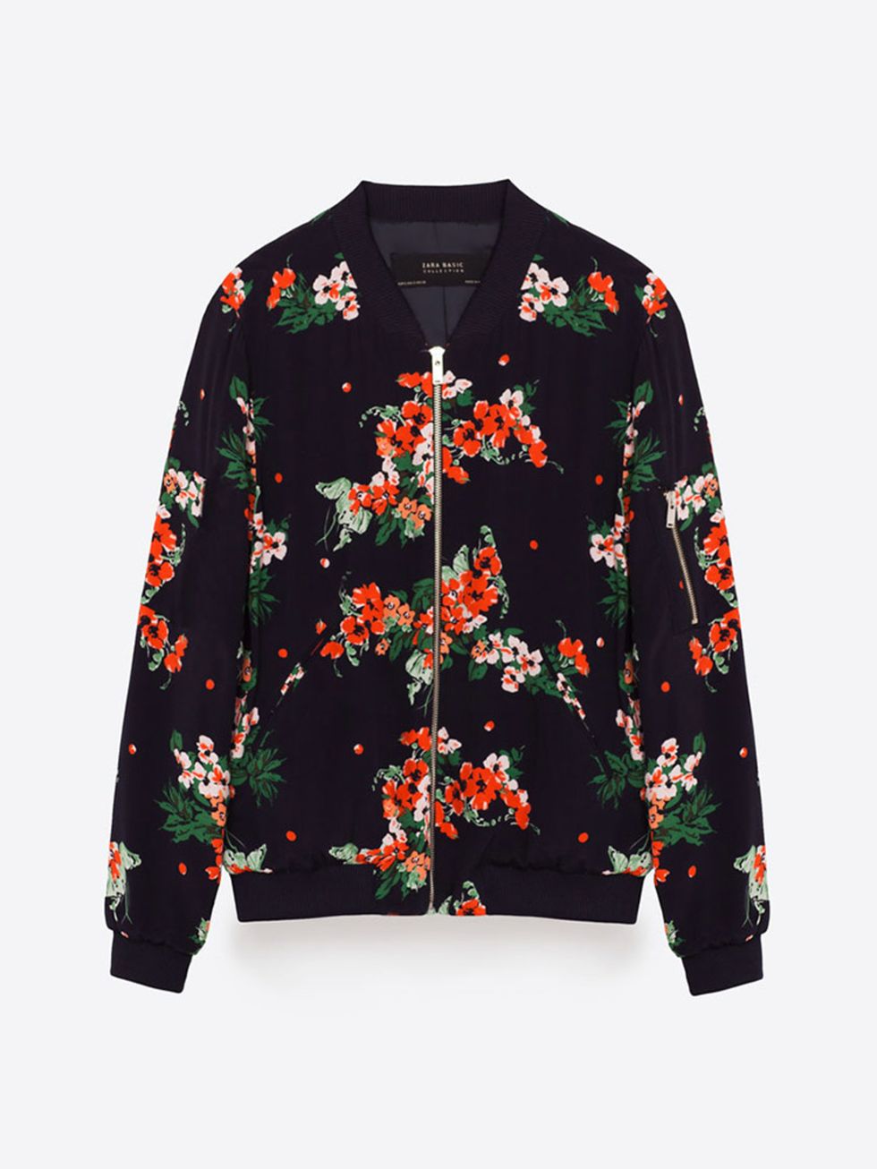 <p>Bomber jacket, £29.99, <a href="http://www.zara.com/uk/en/new-in/woman/collection/printed-bomber-jacket-c811529p3579008.html" target="_blank">Zara</a><br />
 </p>