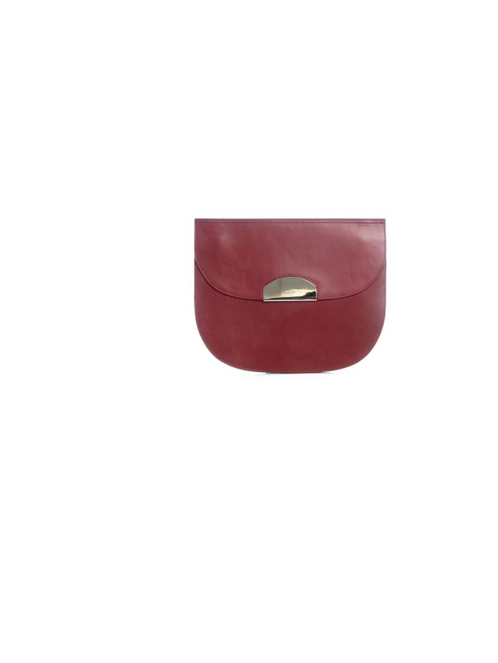<p>Maison Martin Margiela half moon clutch, £818, Available from <a href="http://www.matchesfashion.com/product/130432">Matches Fashion</a></p>