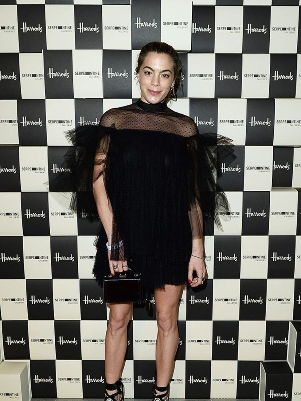 Chelsea Leyland attends the Serpentine Gallery and Harrods Future Contemporaries during London Fashion Week AW16