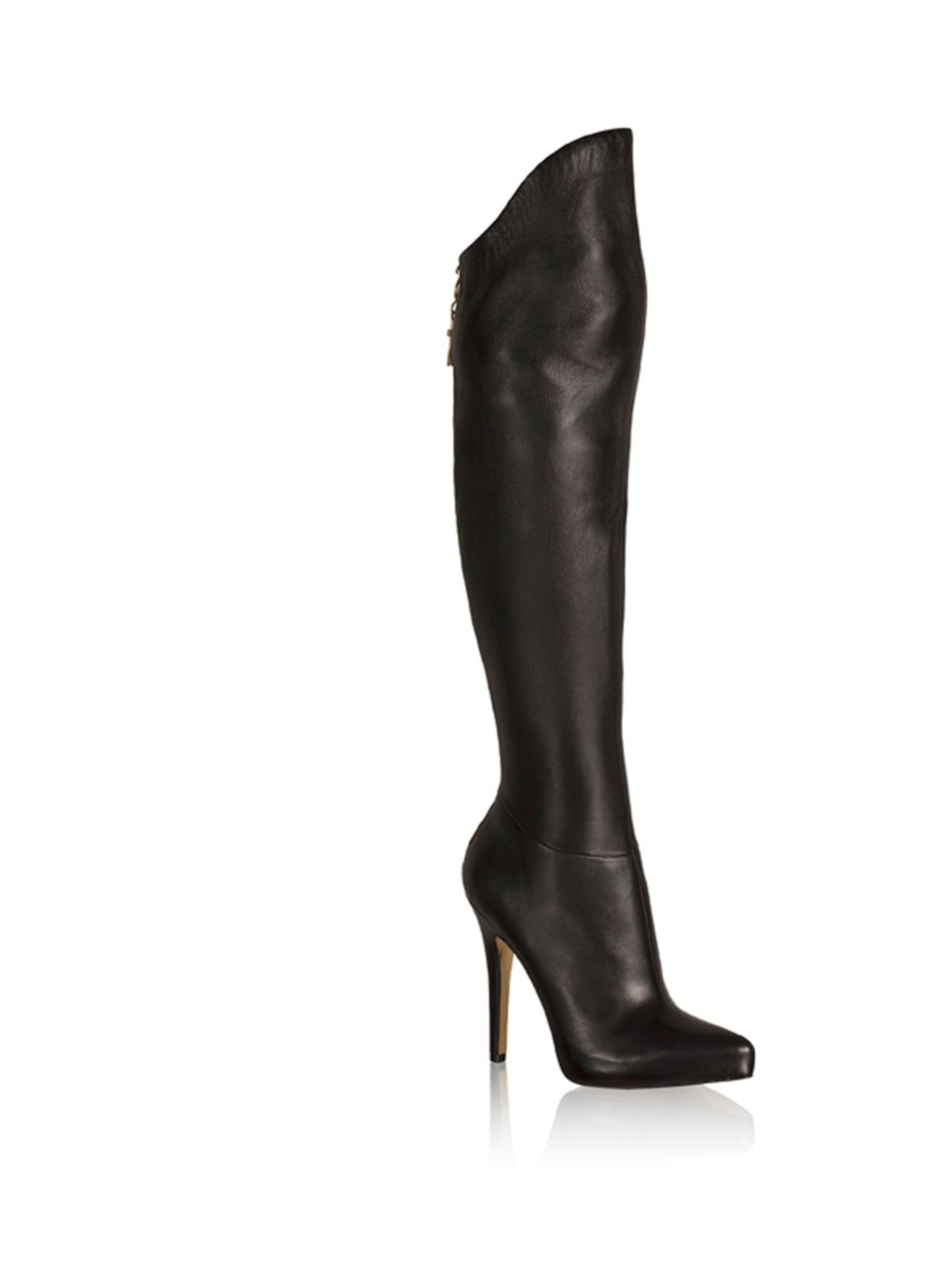<p><a href="http://www.hm.com/gb/anna-dello-russo">ADR for H&amp;M</a> leather knee high boots, £179.99, for stockists call 0844 736 9000</p>