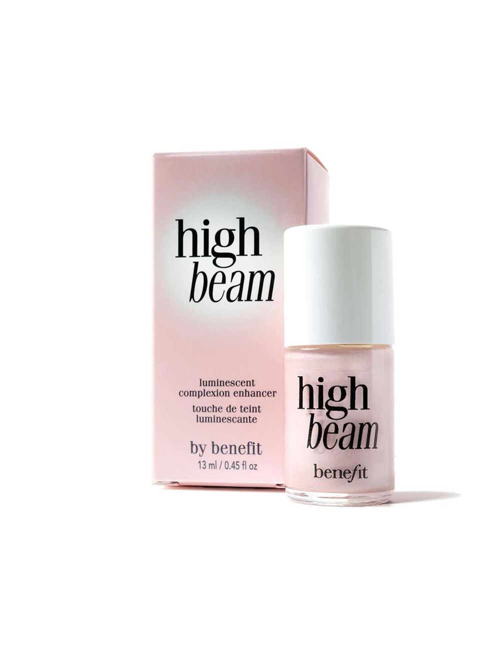 <p><a href="http://www.benefitcosmetics.co.uk/product/view/high-beam">Benefit High Beam, &pound;18.50</a></p>

<p>A cult beauty product that guarantees a light-reflecting glow. Just dab a small dot on to your cheek bones and just above your brows to perk-