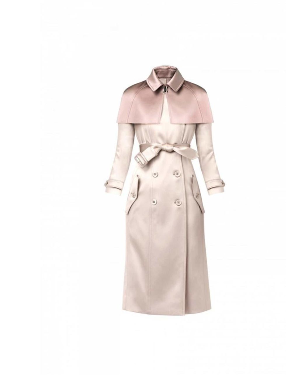 <p>If Kate Middleton were a coat, she'd probably be this coat - British and beautiful.</p><p><a href="http://uk.burberry.com/store/?WT.srch=1&amp;kid=24840b65-2b8e-2f09-7acb-0000149f5c1a">Burberry</a> satin trench coat, £1595</p>