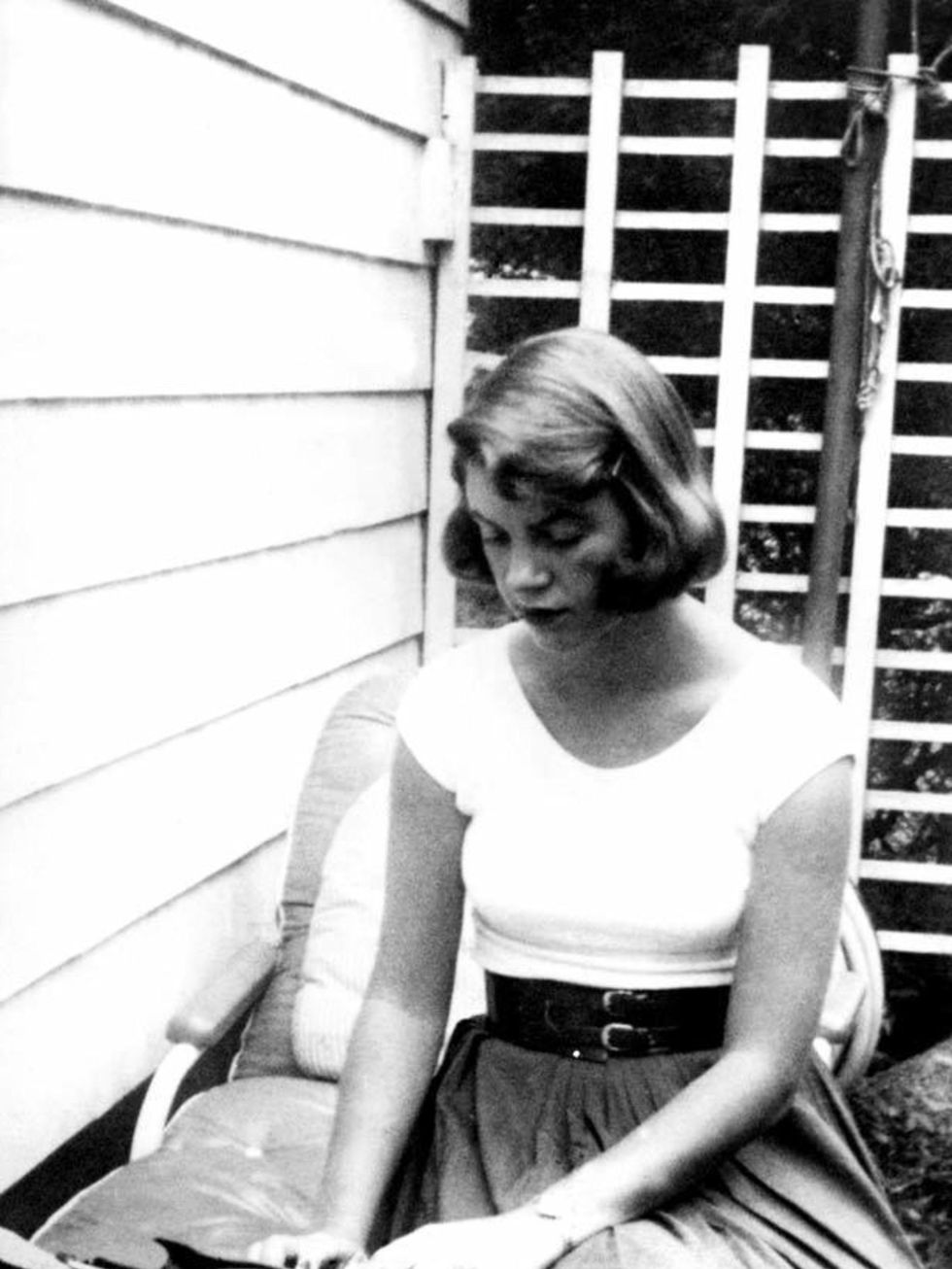 <p>Poet and novelist, Sylvia Plath</p>