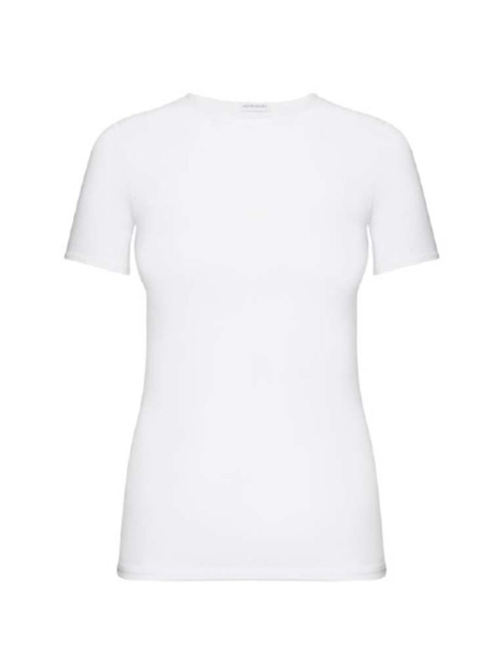 <p>Pair the skirt with a simple white Tee like this from <a href="http://uk.intimissimi.com/product/micromodal-crew-neck-t-shirt/156244.uts" target="_blank">Intimissimi</a>, &pound;17</p>