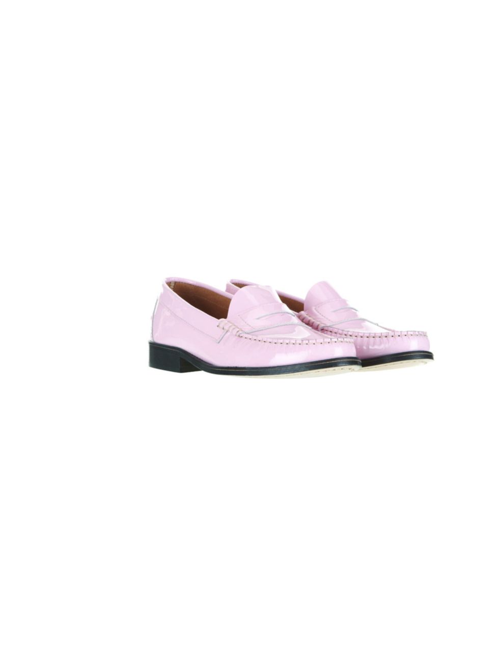<p>J.W. Anderson x Topshop pink leather loafers, £70</p>