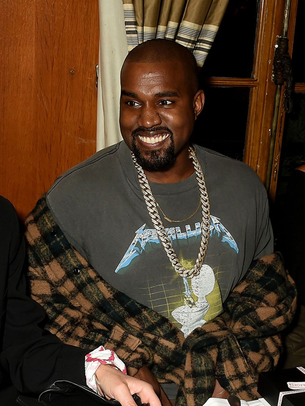 Kanye West attends the Roksanda 10 Year Anniversary Dinner, Paris.